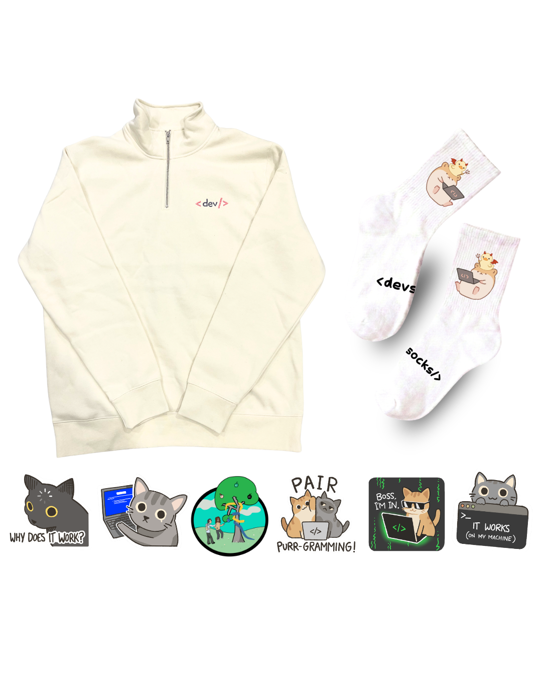 DevSoc Quarterzip Bundle