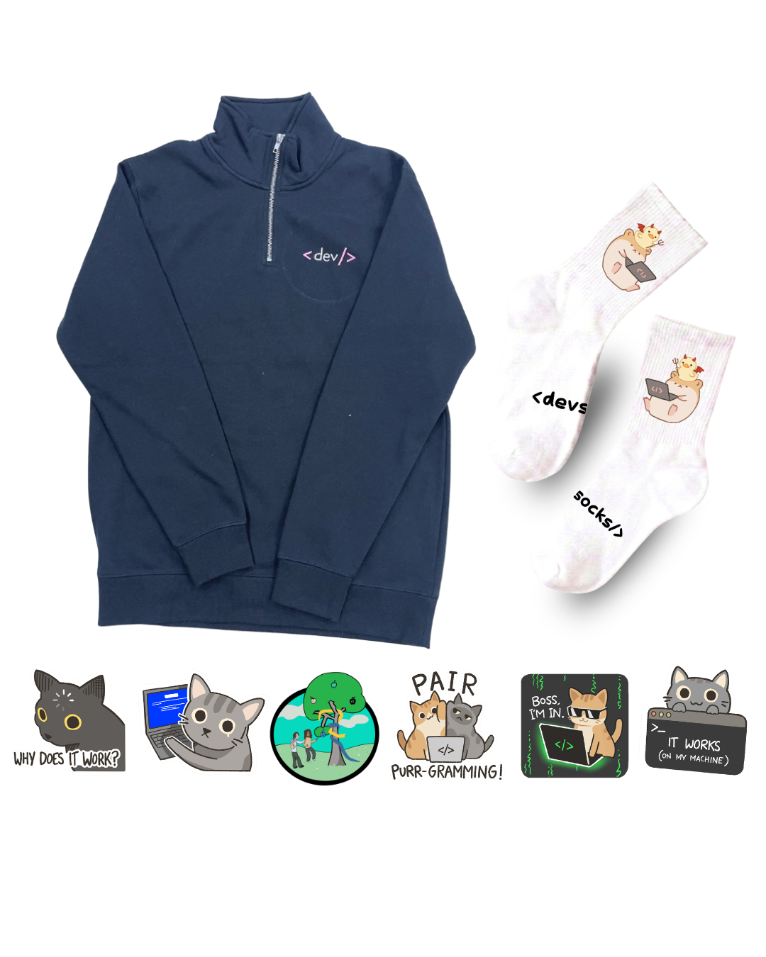 DevSoc Quarterzip Bundle