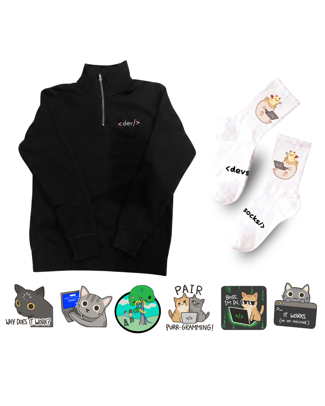 DevSoc Quarterzip Bundle